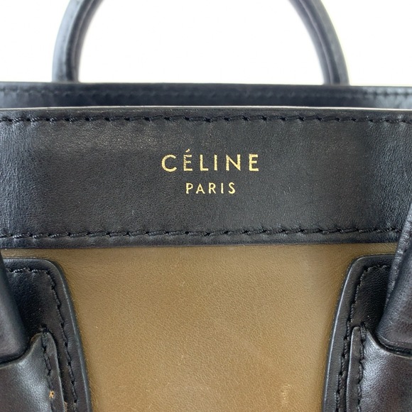 Celine Celine Luggage Nano Leather Suede Handbag Leather Handbag - Picture 4 of 10